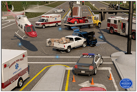 Electric Insurance Animation Still